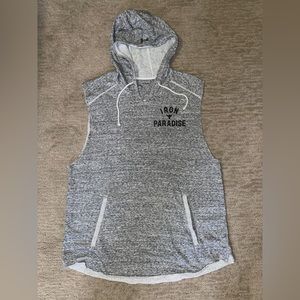 Under Armour Men's Project Rock Iron Paradise Sleeveless Hoodie XL